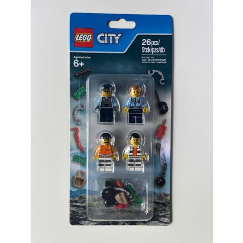Lego City Cops and Robbers Mini Figure Accessory Set 853570