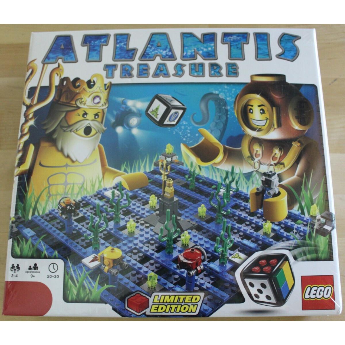 Sealed/new Lego 3851 Games Atlantis Treasure 2010