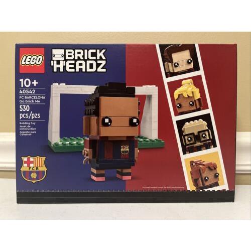 Lego Brickheadz 40542 FC Barcelona Go Brick Me Soccer Fcb Exclusive