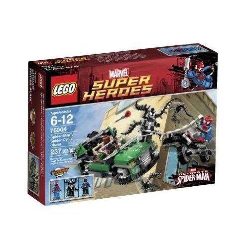 Lego 76004 Marvel Super Heroes Spider-man Venom Spider-cycle Chase