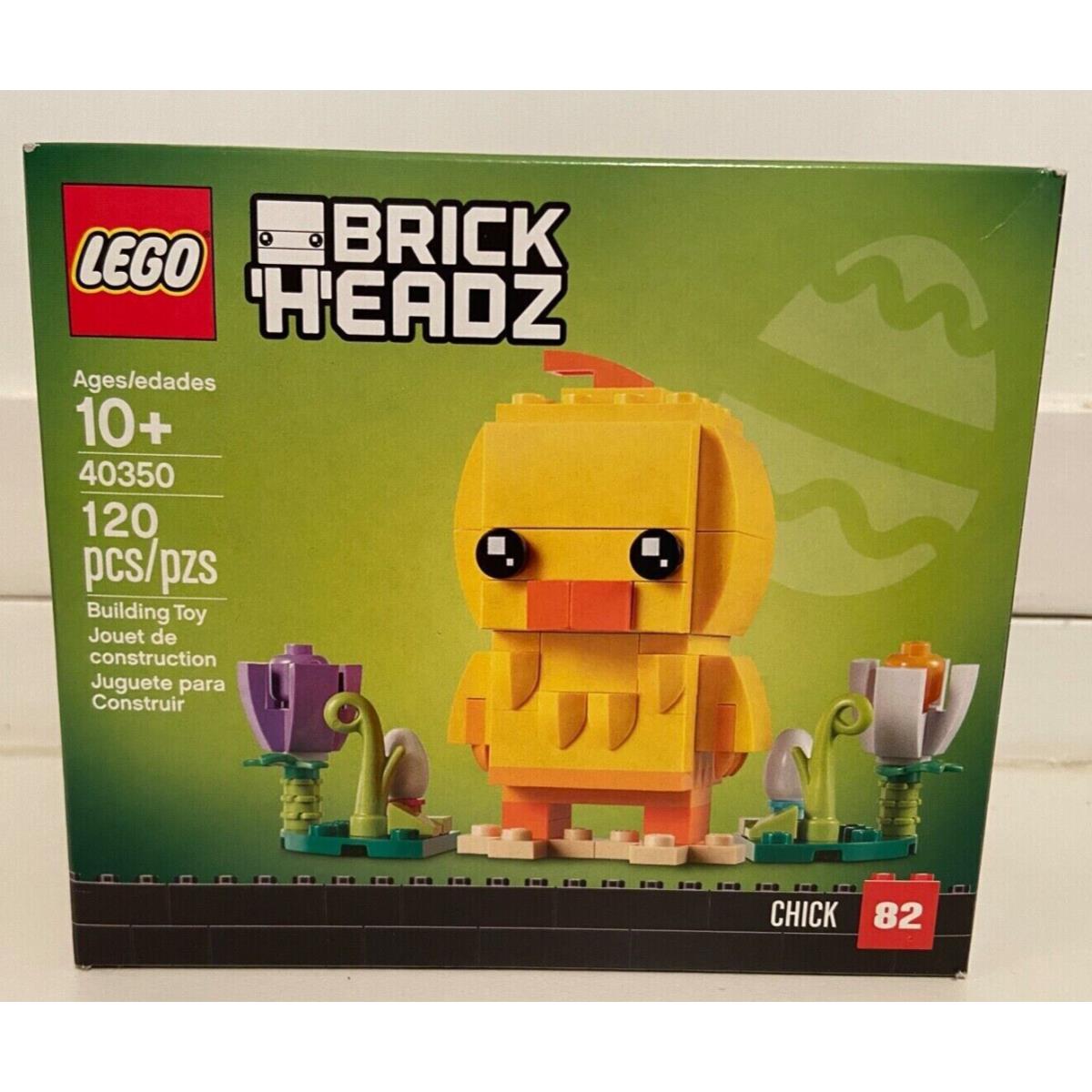 Lego Brick Headz Easter Chick 40350 Building Kit 120 Pcs Retired Set