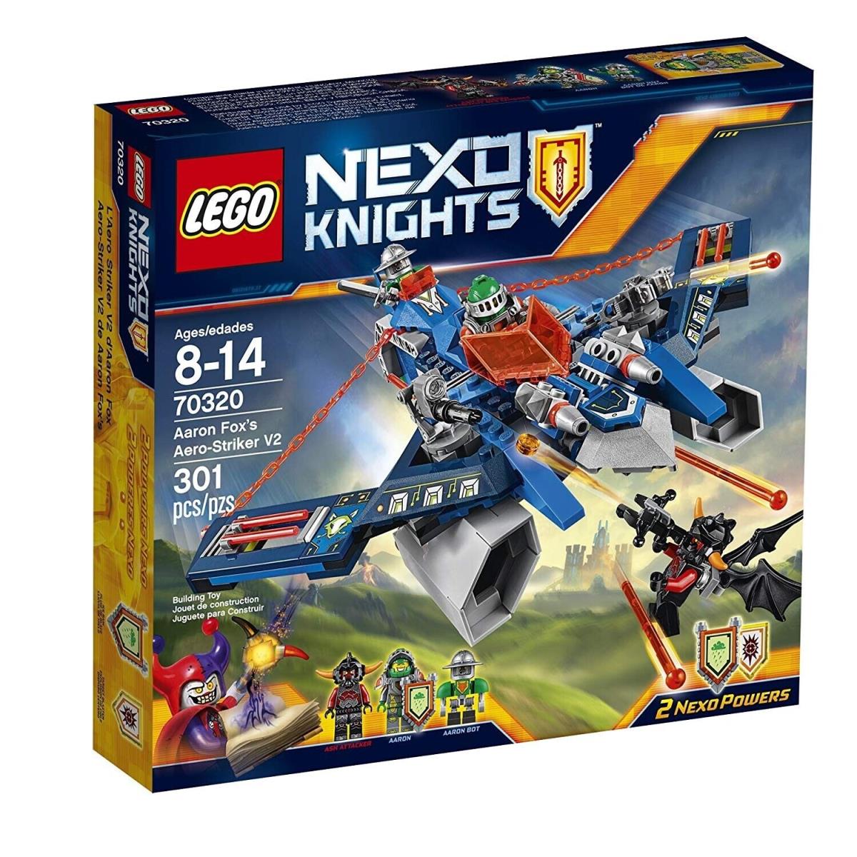 Lego Nexo Knights 70320 - Aaron Fox`s Aero-striker V2