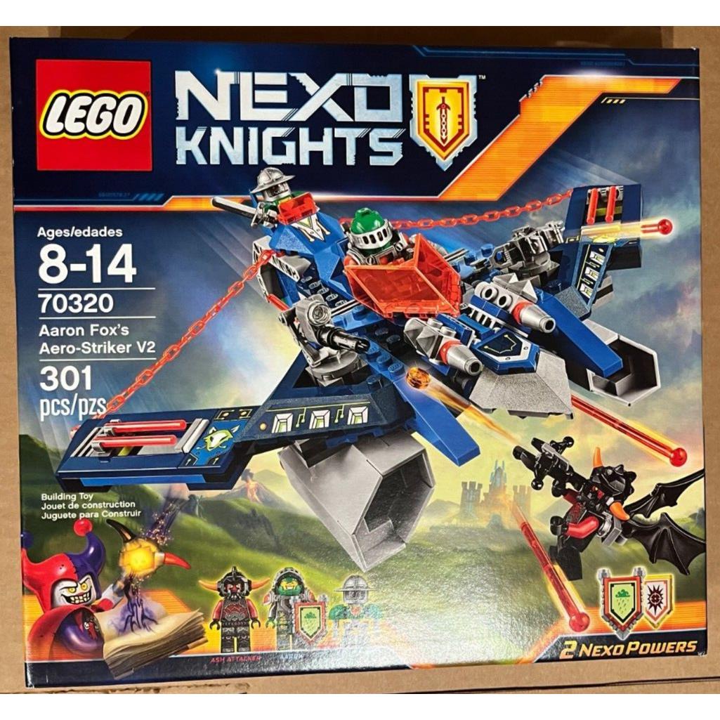 Lego Nexo Knights 70320 - Aaron Fox`s Aero-striker V2 - Retired 2017