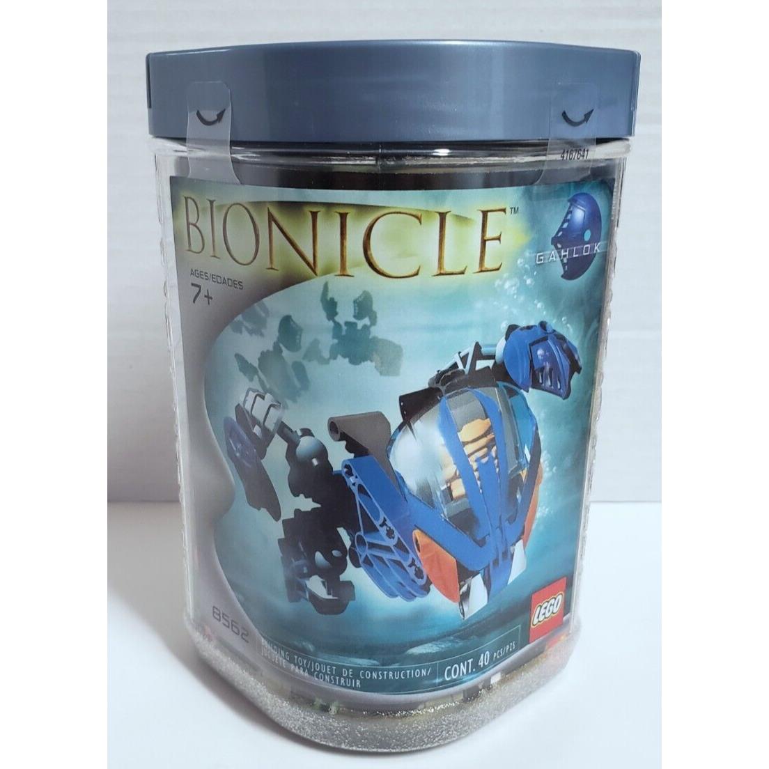 Lego Bionicle 8562 Gahlok Blue Bohrok Orange Krana Mask