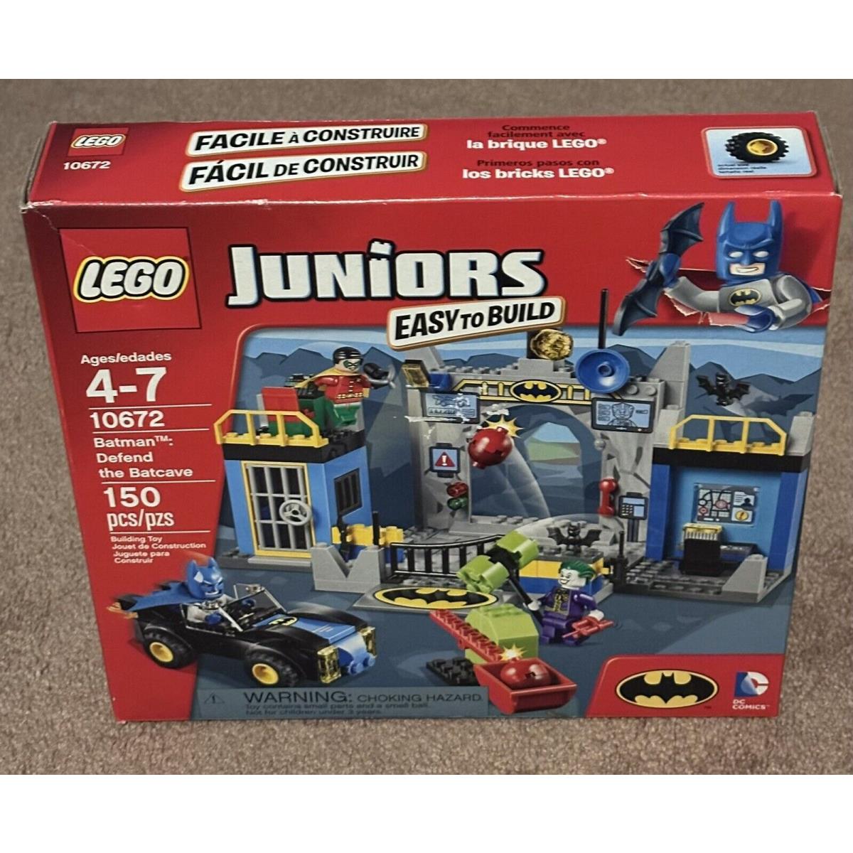 Lego Juniors: Batman - Defend The Batcave 10672 150 Pieces DC Comics