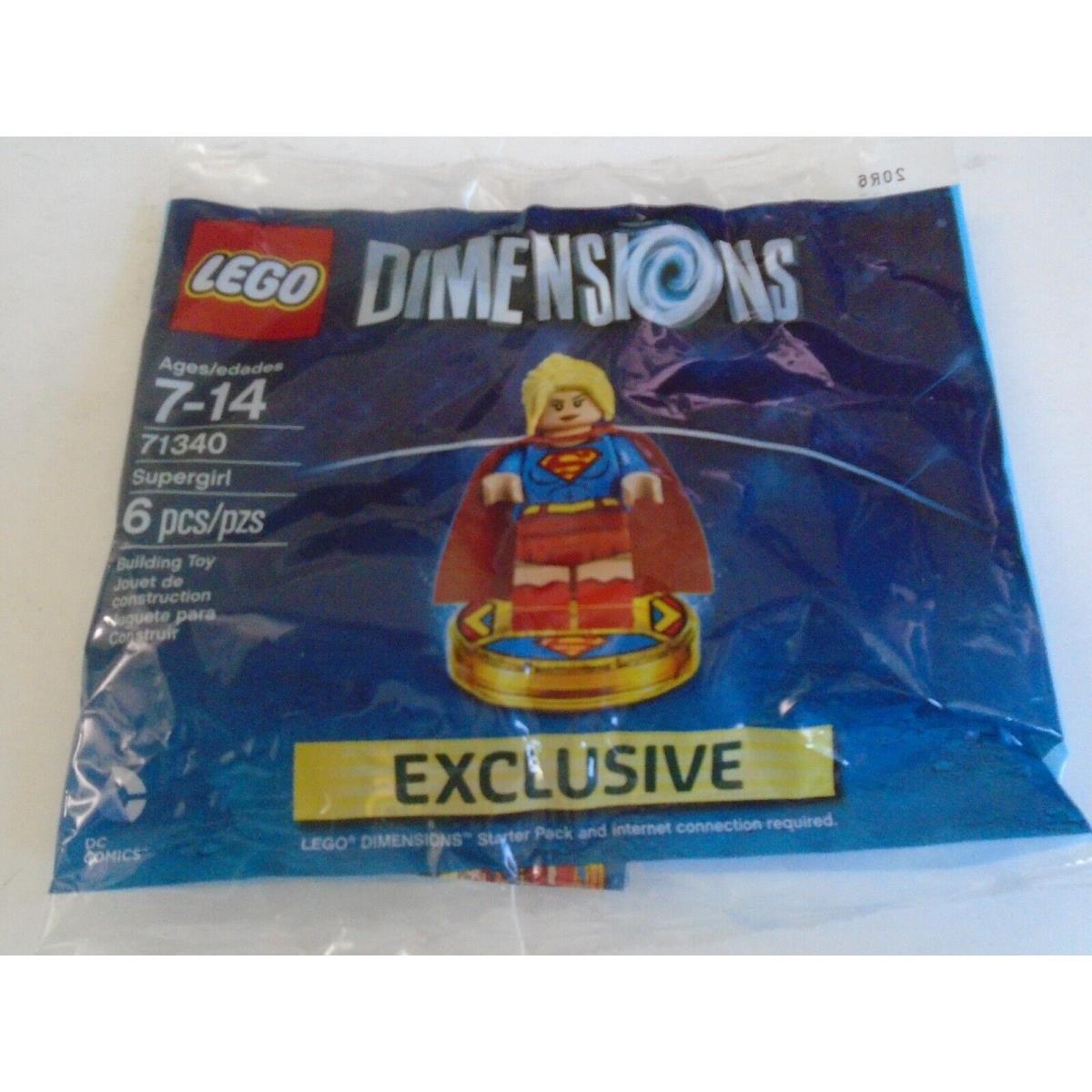 Lego Dimensions Supergirl 71340 Exclusive Polybag Rare ak