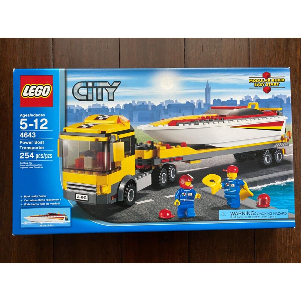Lego City Power Boat Transporter Set 4643 / / / 2011