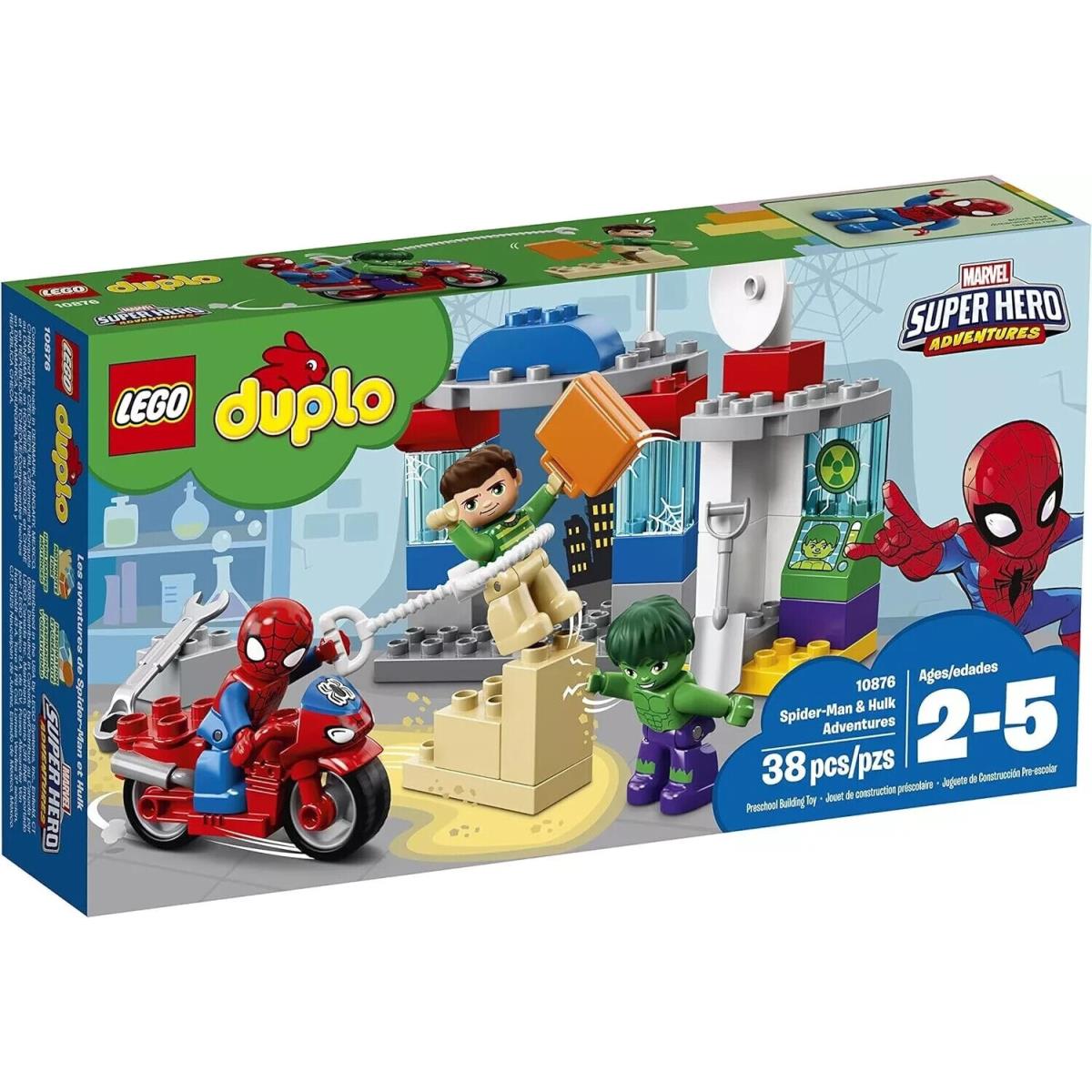 Lego Duplo 10876 Spider Man Hulk Adventures Retired