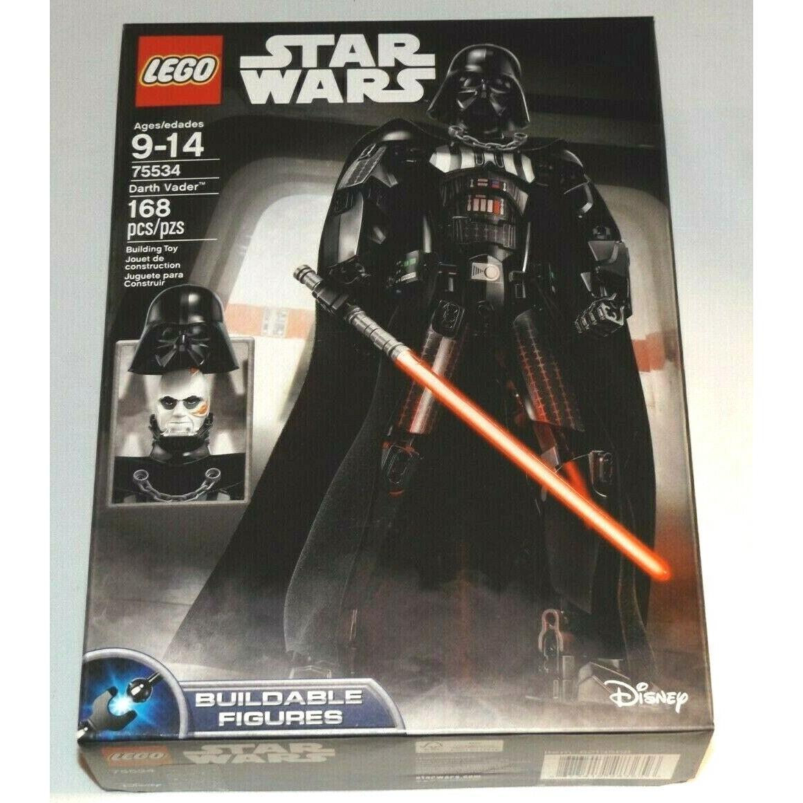 Lego 75534 Darth Vader Star Wars Buildable Figures Disney