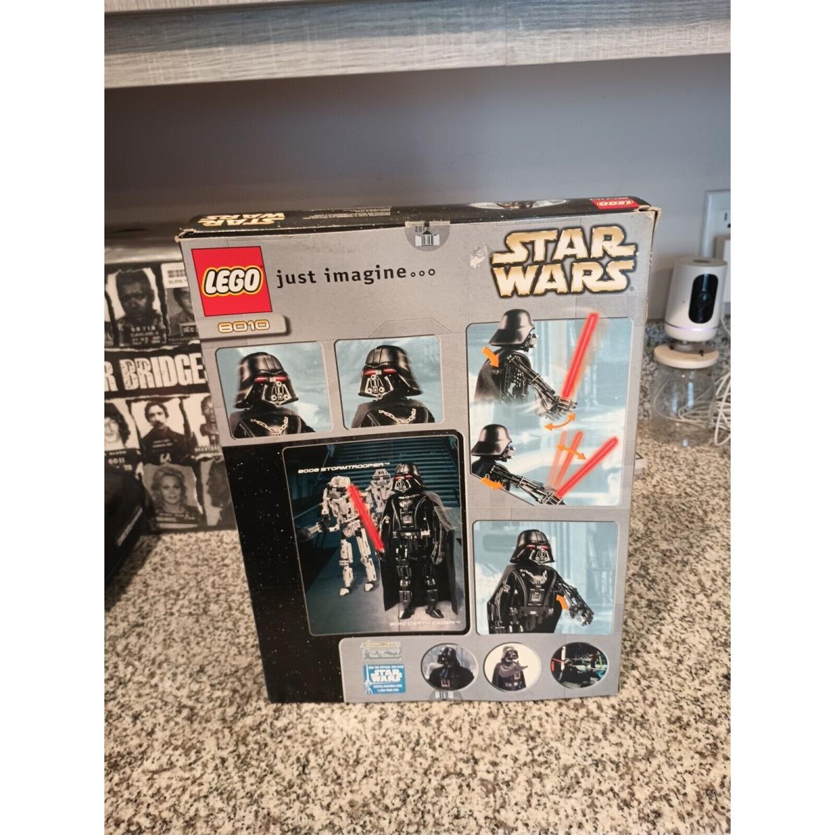 Lego Star Wars Darth Vader 2002 8010 Vintage Box