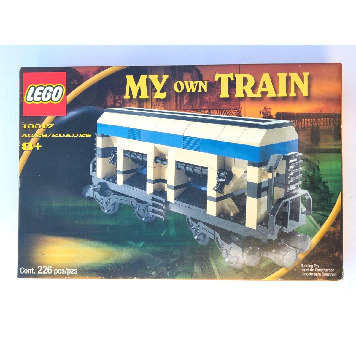 Lego 10017 My Own Train 9V Train Blue Gravel Hopper Car in Nice Box