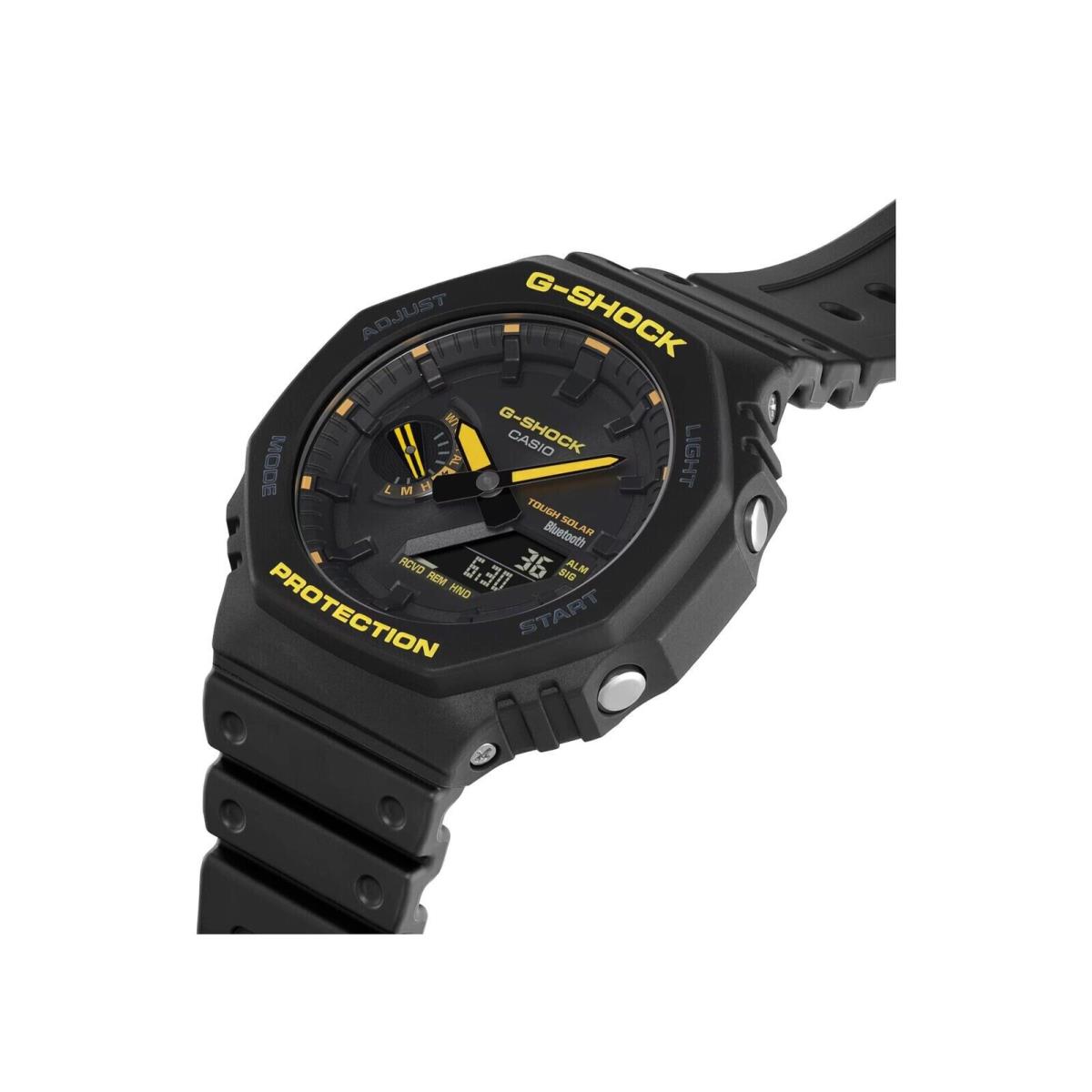 Casio G-shock GAB2100CY-1A A/d Solar Bluetooth Resin Watch Black/yellow - Black, Dial: Black, Band: Black