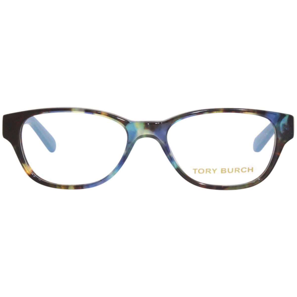 Tory Burch TY2031 3153 Eyeglasses Women`s Blue Brown Tortoise Full Rim 51mm