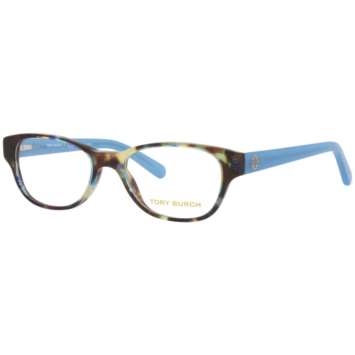 Tory Burch TY2031 3153 Eyeglasses Women`s Blue Brown Tortoise Full Rim 49mm