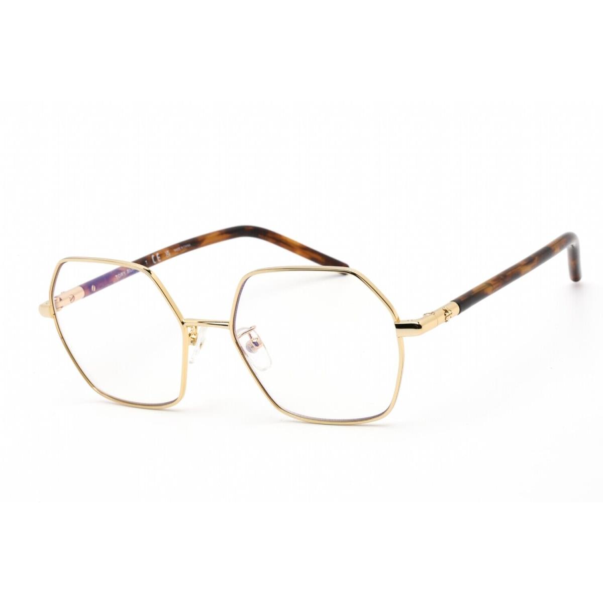 Tory Burch TY1072 3309SB Eyeglasses Shiny Gold Frame 52mm