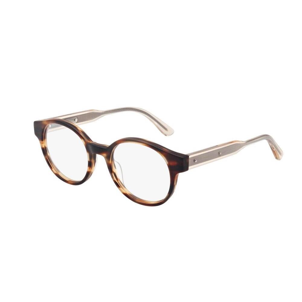 Bottega Veneta BV0006O 003 Havana Round Full Rim 49-20-140 Women`s Eyeglasses