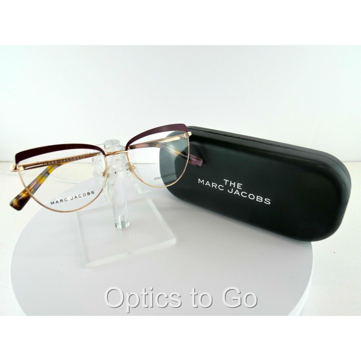Marc 401 by Marc Jacobs 0LHF Opal Burgundy 55-16-145 Eyeglass Frames