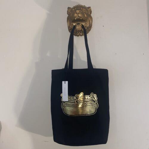 Marc Jacobs Hot Dog Black and Gold Tote Bag