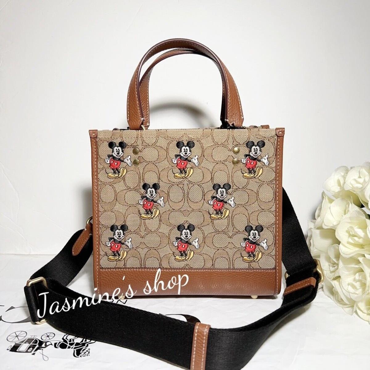 Disney X Coach Dempsey Tote 22 with Mickey Mouse Print CM199