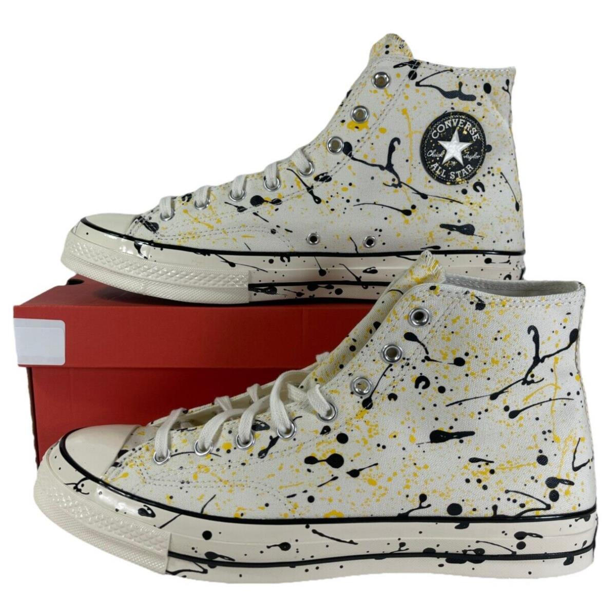 Converse Chuck 70 Hi Paint Splatter Rare Sneaker A01170C Men`s Shoe Size 13