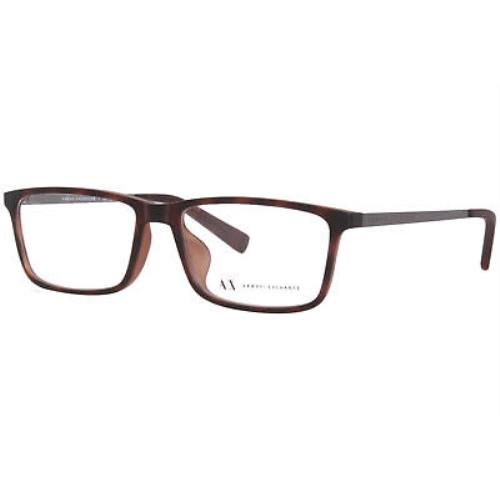 Armani Exchange Eyeglasses AX3027F 8029 Matte Tortoise Optical Frame 55mm