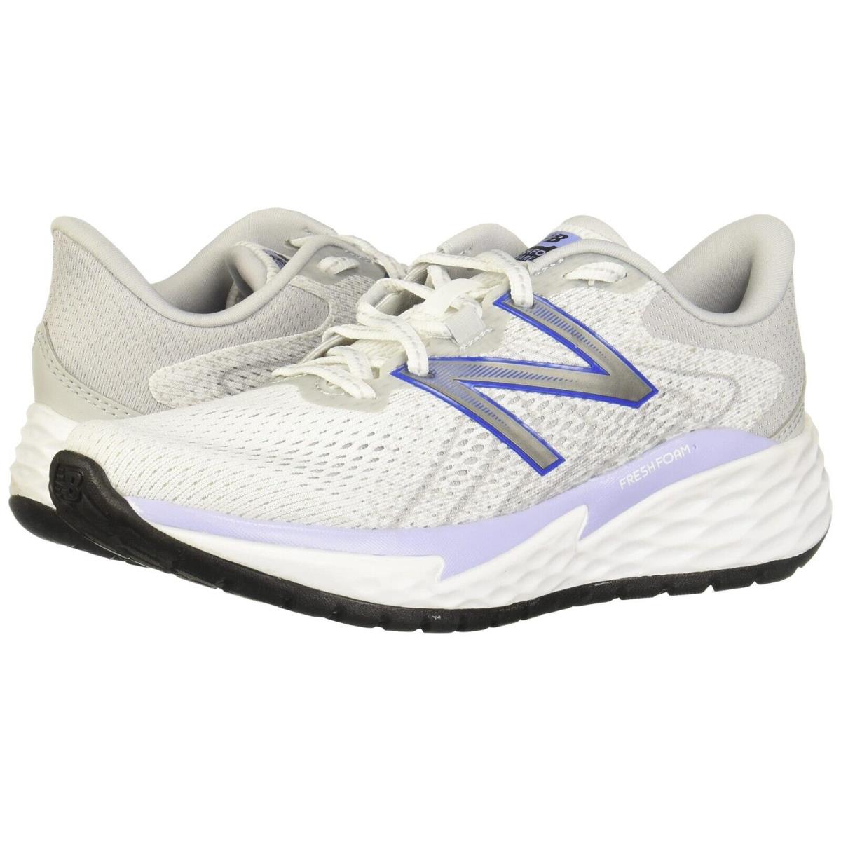 New Balance New Women Fresh Foam Evare V1 Running Shoes Mystic Purple sz 7.5 - WHITE/PURPLE