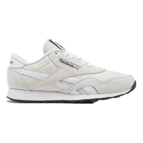Reebok Men`s CL Nylon Off-white Running Shoes - IG7146