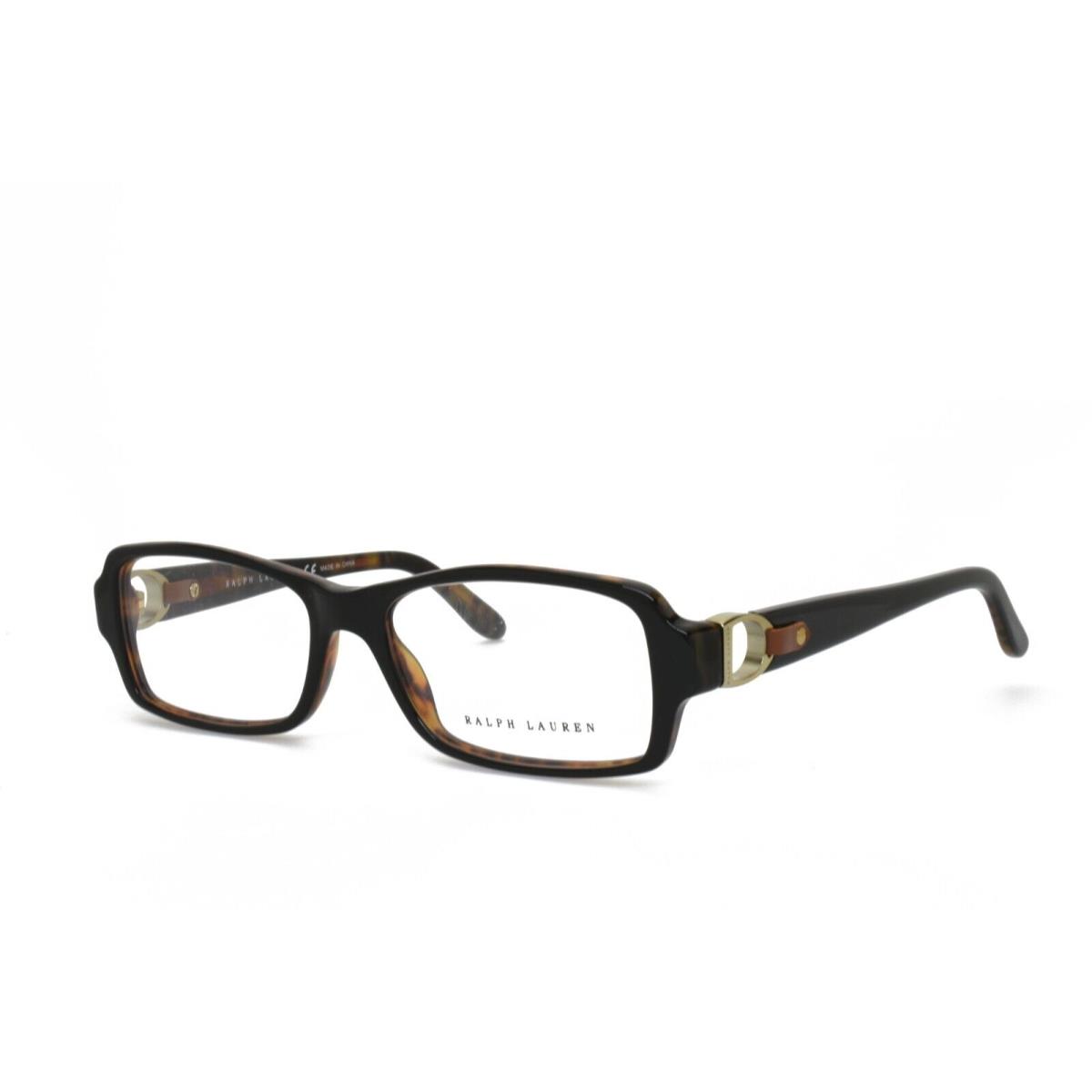 Ralph Lauren 6107Q 5260 53-16-140 Black Brown Eyeglasses Frames