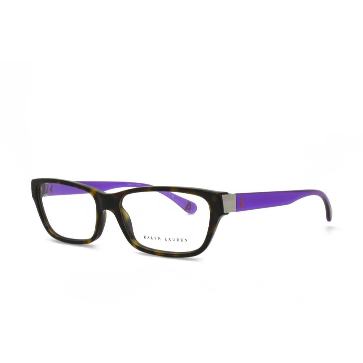 Ralph Lauren 6092 5362 54-15-140 Brown Tortoise Purple Eyeglasses Frames