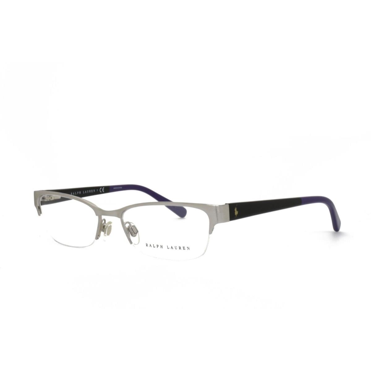 Ralph Lauren 5078 9030 51-17-135 Silver Black Purple Eyeglasses Frames