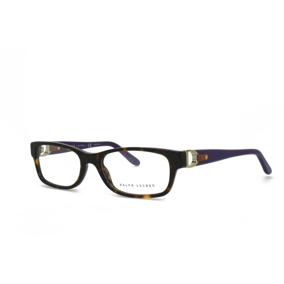 Ralph Lauren 6106Q 5003 51-17-140 Brown Tortoise Purple Eyeglasses Frames