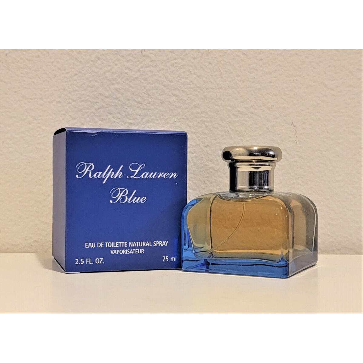 Ralph Blue by Ralph Lauren 2.5 oz / 75 ml Edt Spy Perfume For Women Femme Rare