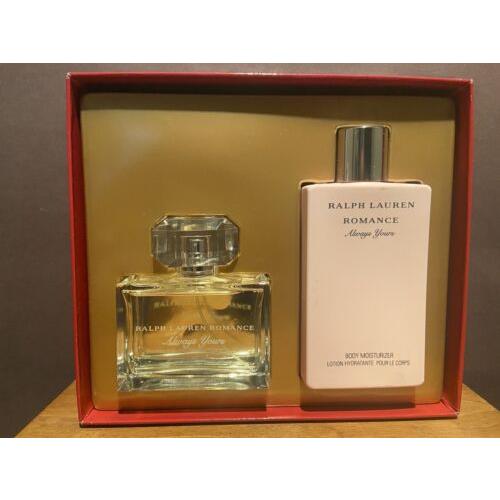 Ralph Lauren Romance Always Yours 2 Pcs. Gift Set: 2.5 OZ Edp Spray 6.7 Lotion