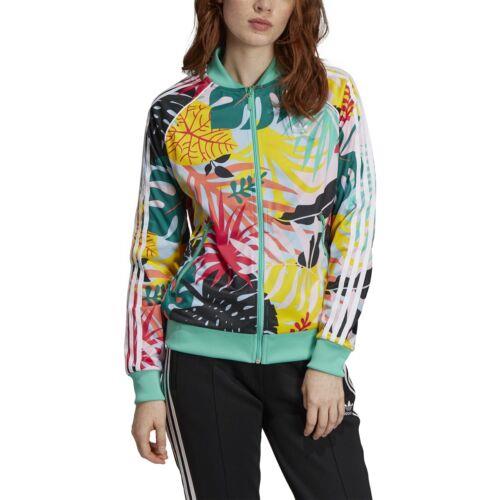 Adidas Tropicalage Sst Graphic Womens Track Jacket Multicolor fh7991