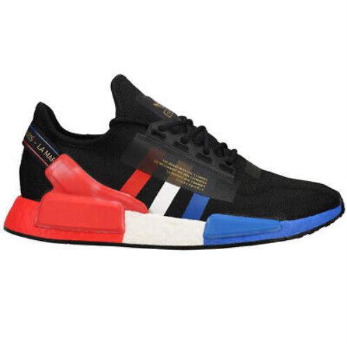 Adidas Nmd_R1 V2 Lace Up Mens Black Blue Red White Sneakers Casual Shoes FY2