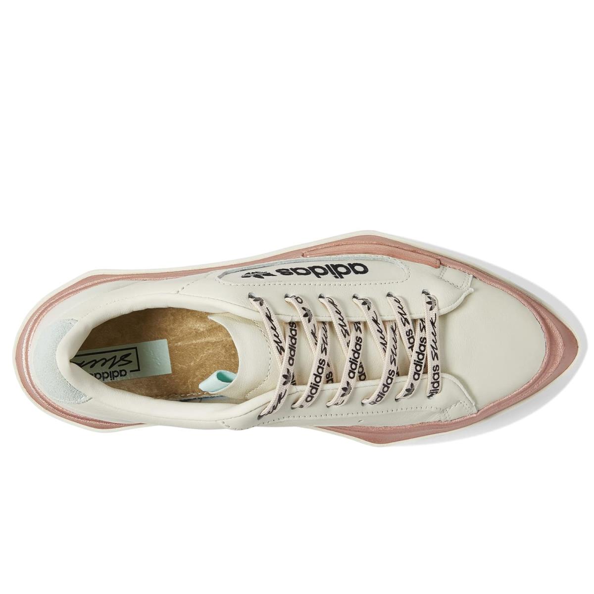 Woman`s Sneakers Athletic Shoes Adidas Originals Hypersleek - Off-White/Ash Grey/Copper Metal