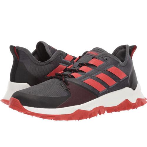 Adidas Men s Kanadia Trail Running / Hiking Shoes Black / Red / Gray F36059