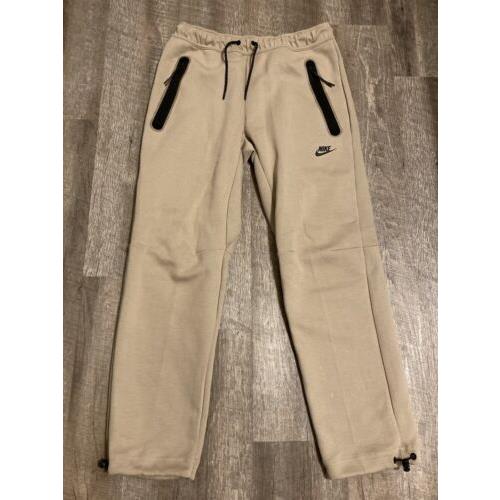 Nike Sportswear Tech Knit Fleece Straight Sweat Pants DQ4312 247 Khaki Sz M