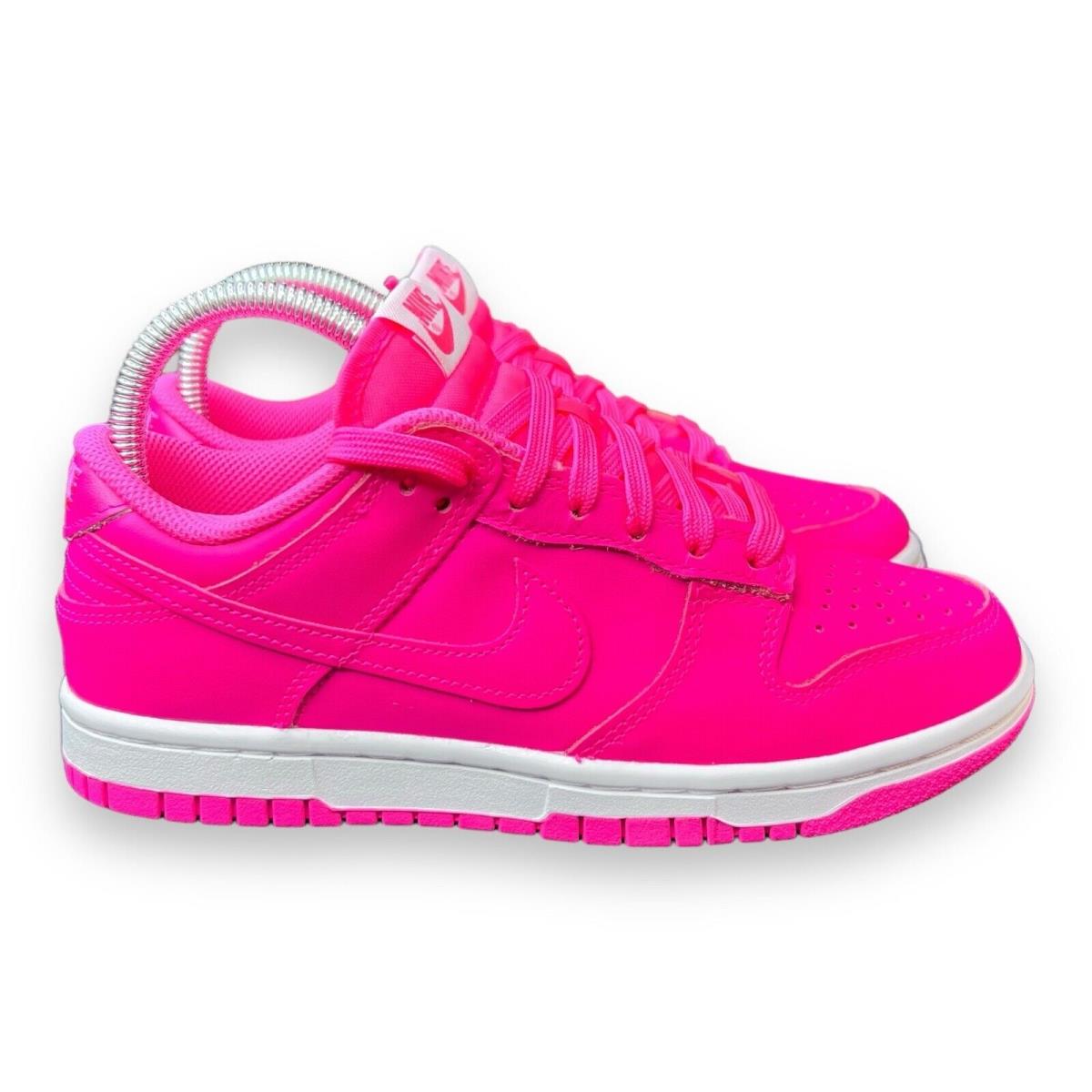 Nike Dunk Low Hyper Hot Pink Women`s Shoe`s Size 6 DZ5196-600 - Pink