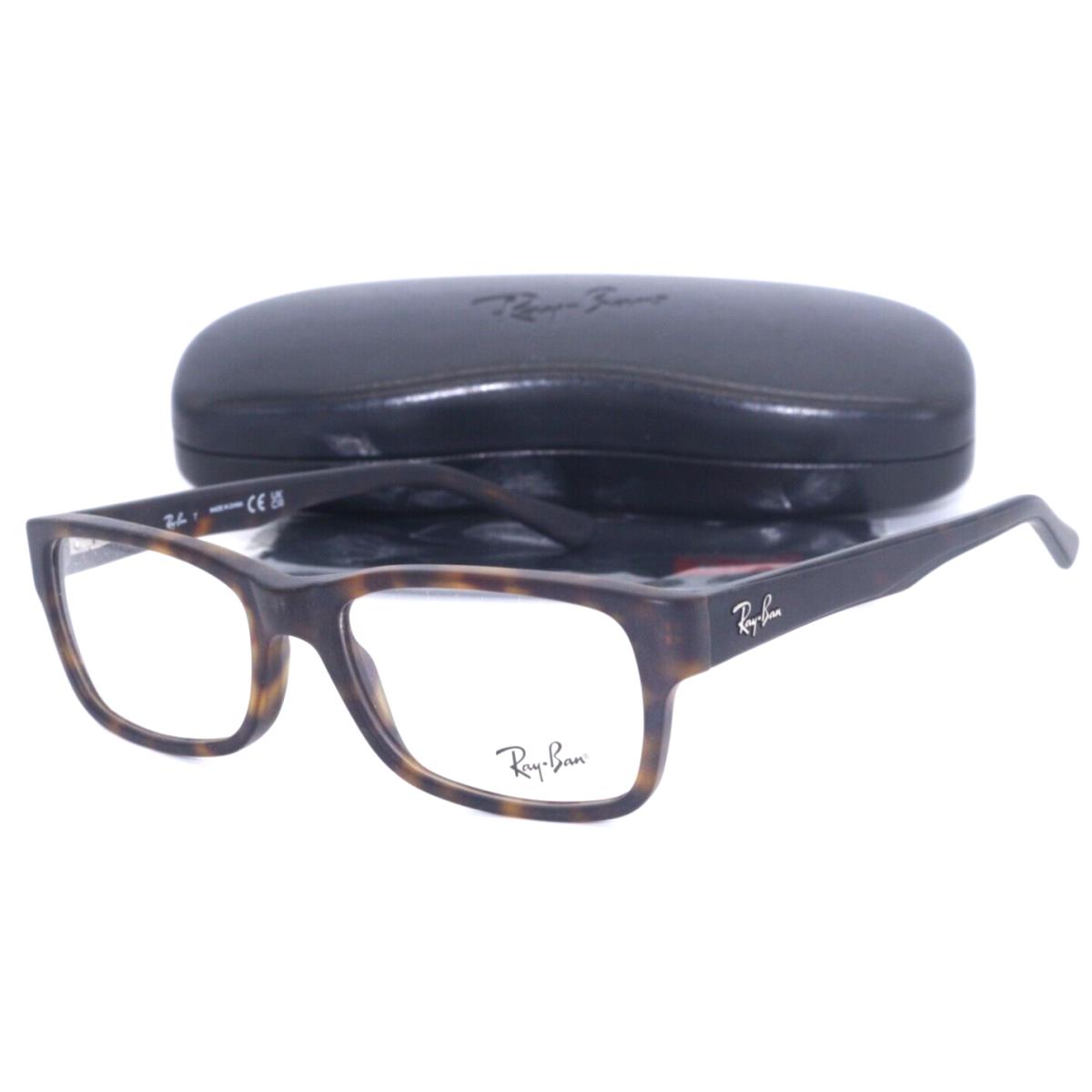 Ray-ban RB 5268 5211 Rectangle Matte Havana Frame Eyeglasses 52-17