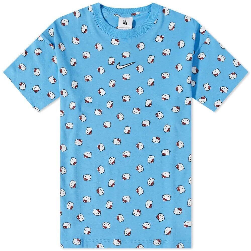 Nike x Hello Kitty T-shirt University Blue Small Unisex W Tag