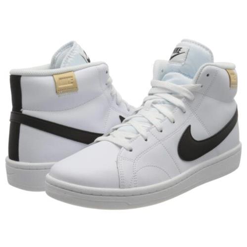Nike Mens Tennis Shoes White Black White Onyx 8