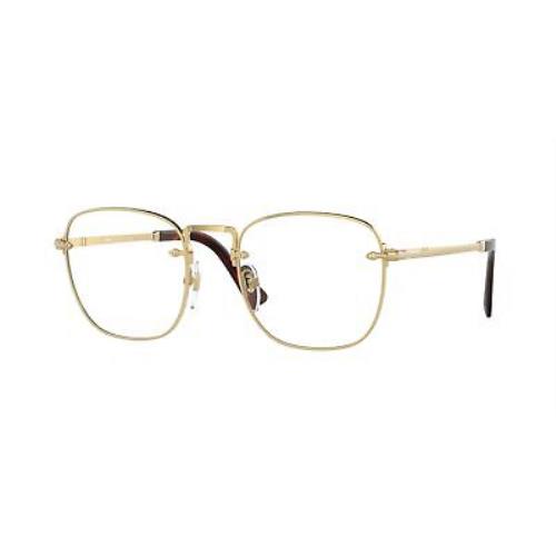 Persol PO2490V 1142 Square Gold Demo Lens 52 mm Men`s Eyeglasses