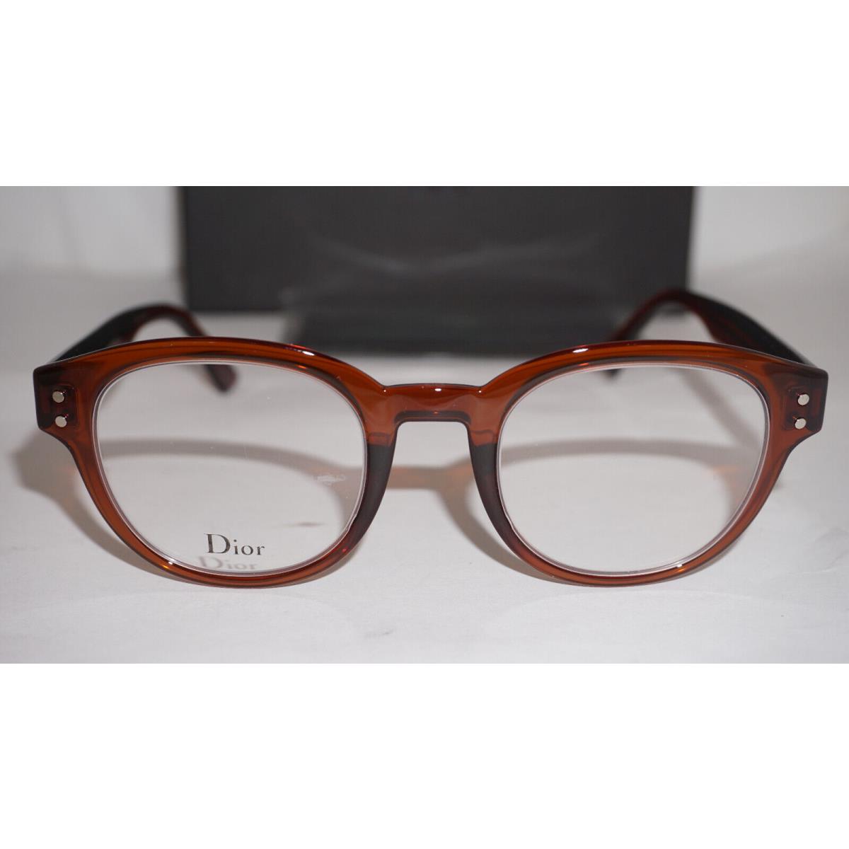 Christian Dior Eyeglasses DiorCD2 Brown Transparent 46 22 145