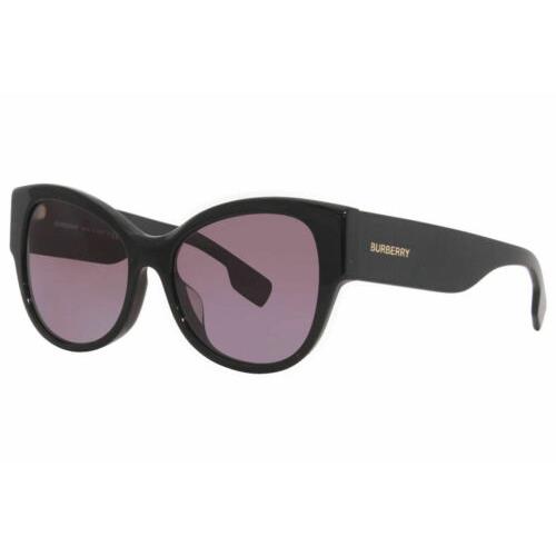 Burberry BE4294F 30018H 54 Sunglasses Women`s Black/violet Gradient Butterfly