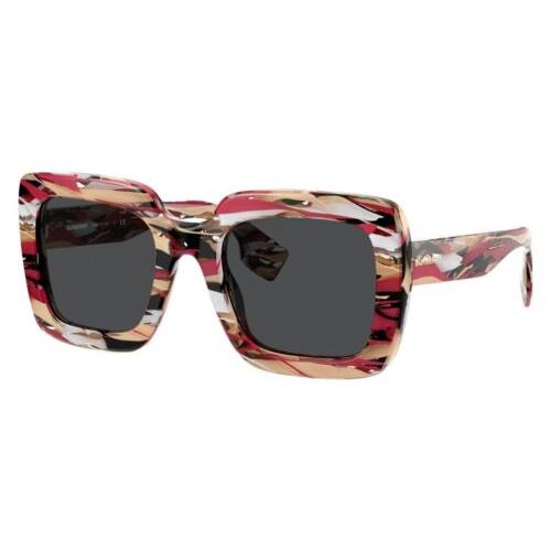 Burberry BE4284 379287 52 Multi Color Square Women`s Polarized 52mm Sunglasses