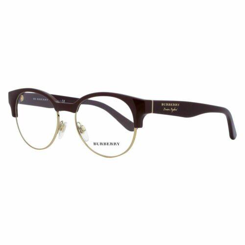 Burberry Round Eyeglasses BE2261 3687 Bordeaux 50mm 2261
