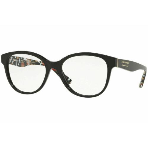 Burberry BE2278 3735 Black Demo Lens 52 mm Women`s Eyeglasses