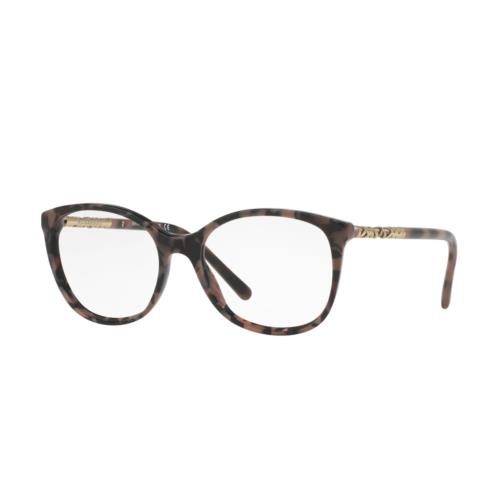 Burberry BE2245 3624 52 Women Spotted Brown Frame Demo Lens Eyeglasses