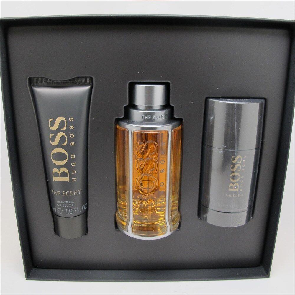 The Scent by Hugo Boss 3 Set: 3.3 oz Edt Spray 2.4 oz Deo Stick 1.6 oz Gel - Hugo Boss perfumes - 730870155776 | Fash